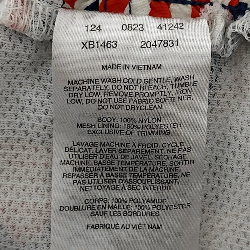 Columbia PFG Nylon Shorts Youth Medium 10/12 Blue Red White Stars Fish Patriotic